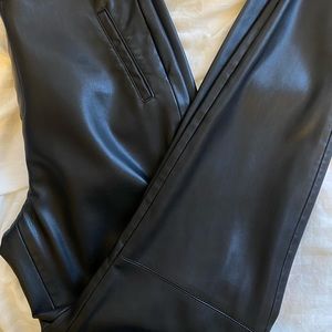 Zara faux leather pants